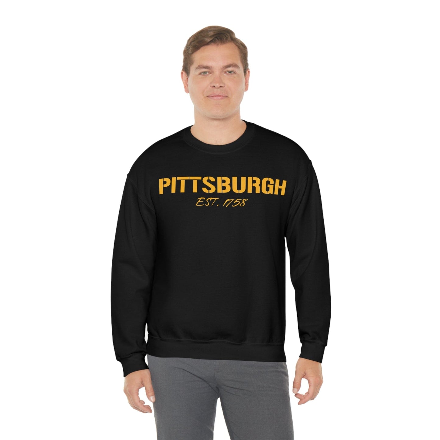 Pittsburgh EST 1758 Sweatshirt Sweatshirt Printify 