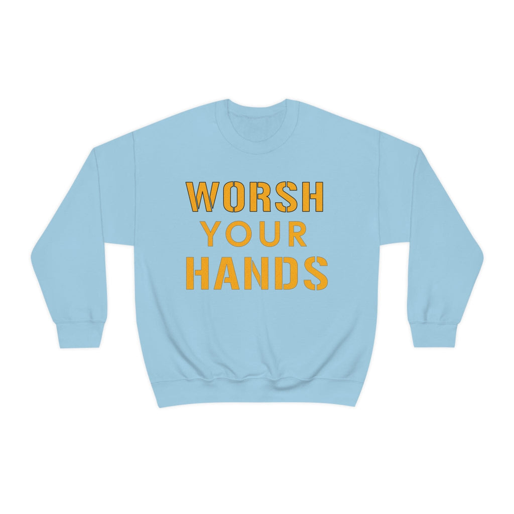 Worsh Your Hands Sweatshirt Pittsburgh sweatshirt product image alternate view 20 | Yinzergear