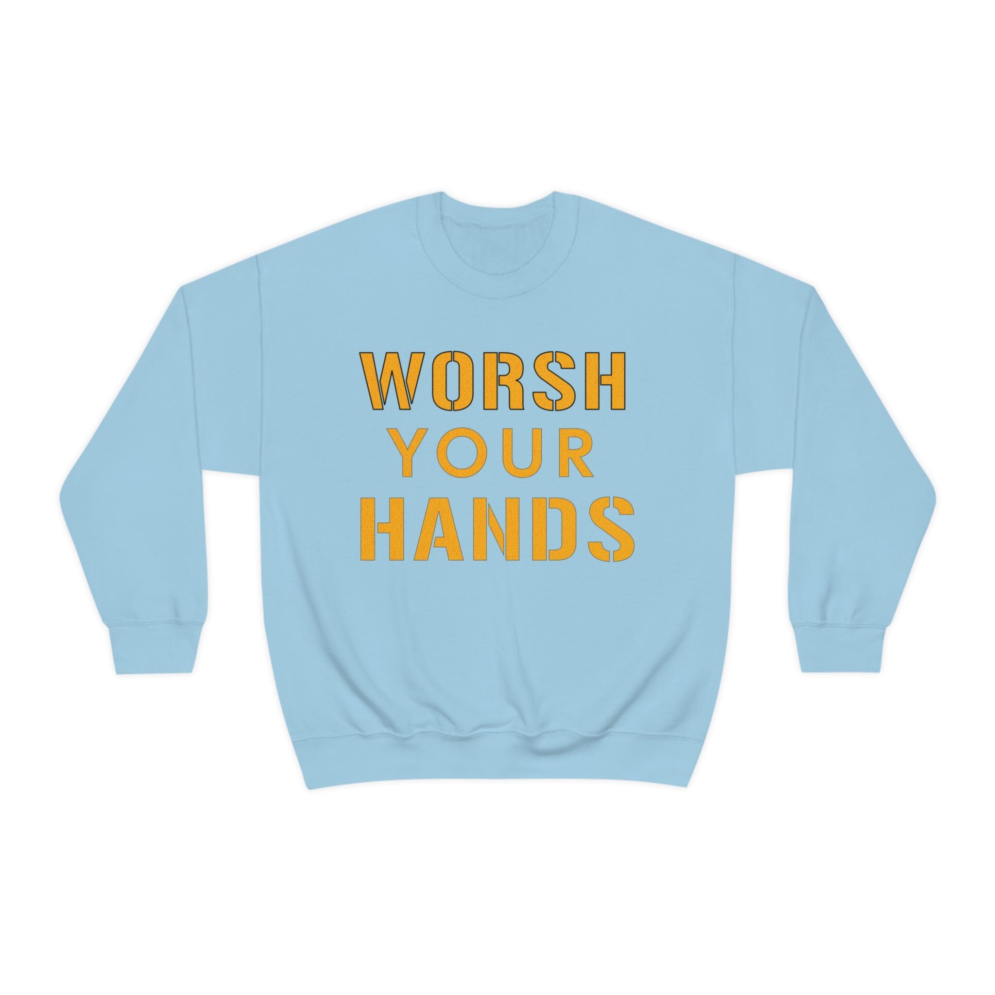 Worsh Your Hands Sweatshirt Pittsburgh sweatshirt product image alternate view 20 | Yinzergear