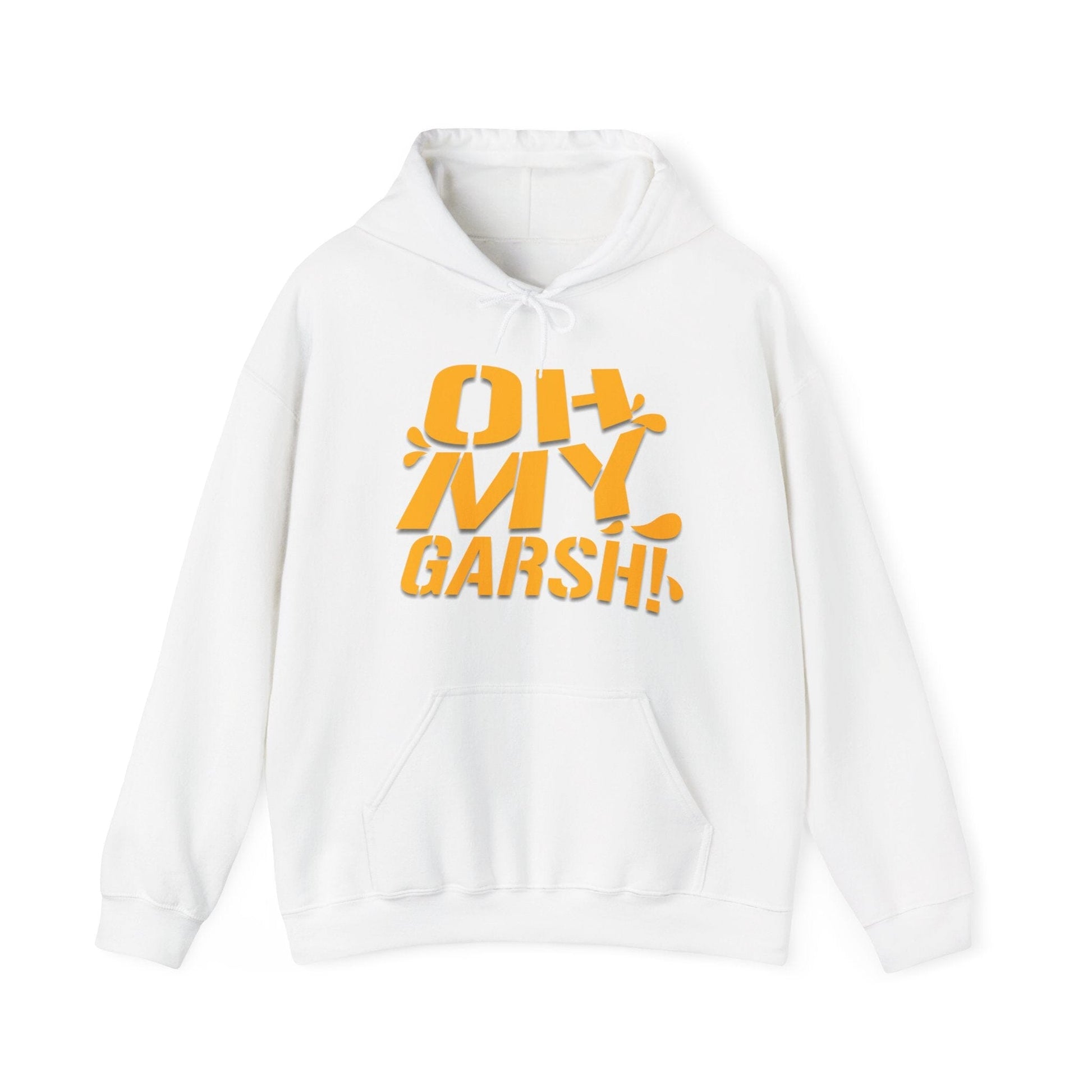 Oh My Garsh Hoodie - Pittsburgh Yinzer Sweatshirt Hoodie Printify White S 