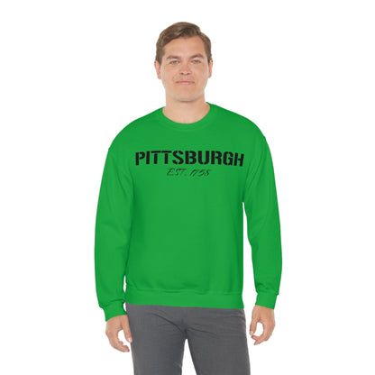 Pittsburgh EST 1758 Sweatshirt Sweatshirt Printify 