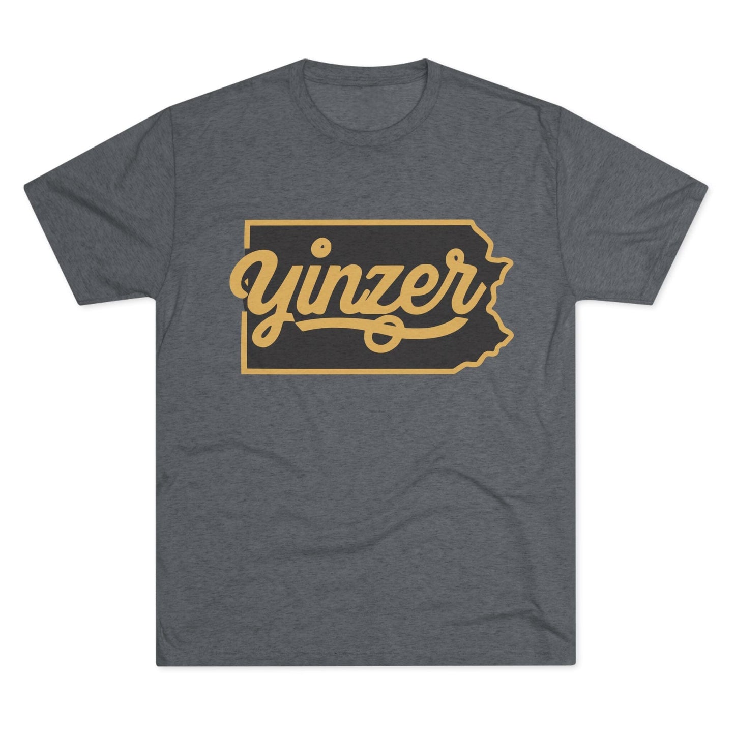 Yinzer State of Mind Tri-Blend Tee - Pennsylvania Pride T-Shirt Printify S Tri-Blend Premium Heather 