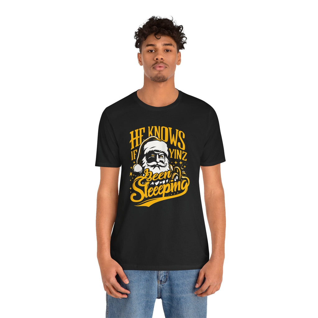 Yinzer Santa Christmas T-Shirt product image alternate view 5 | Yinzergear