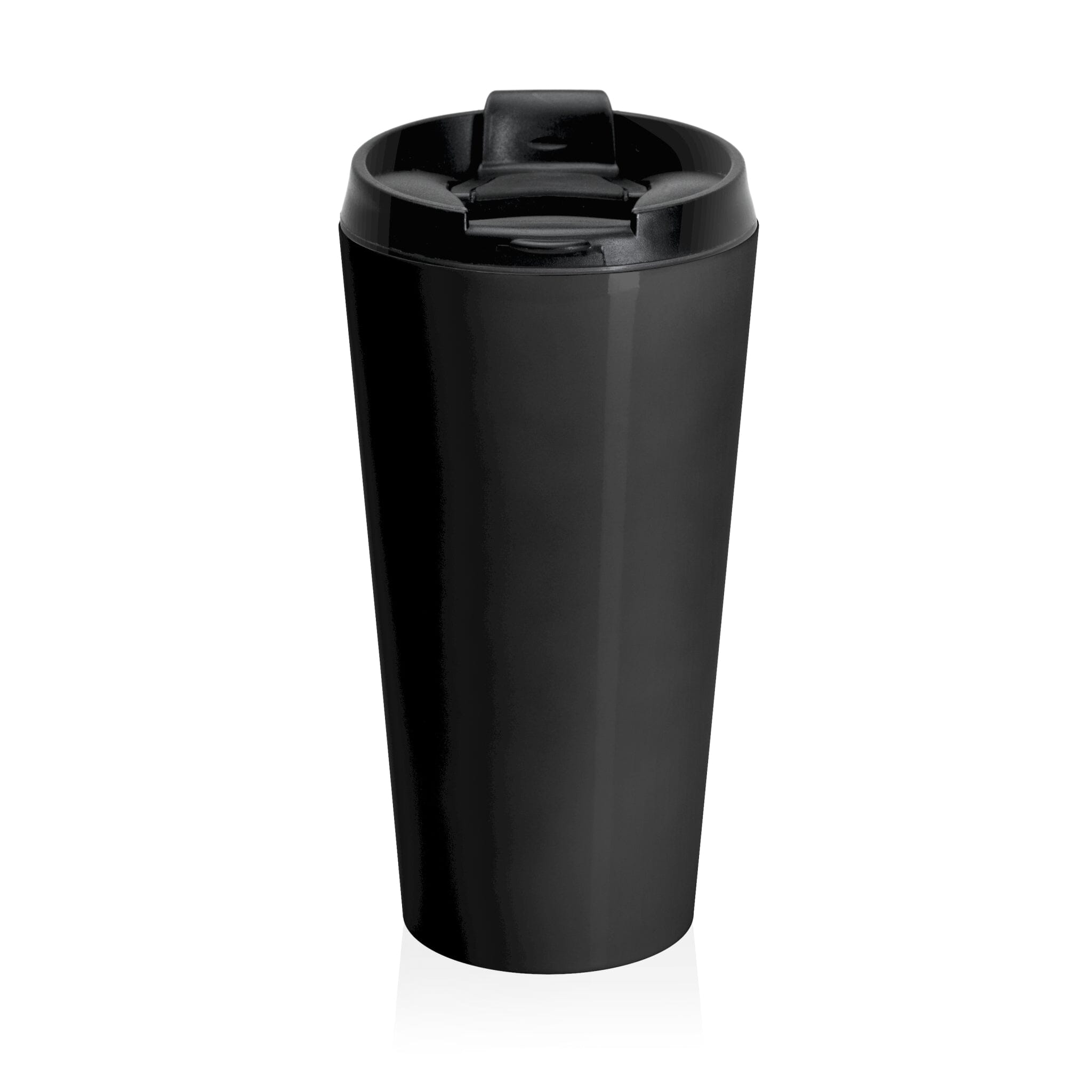 Retire 21 Stainless Steel Travel Mug Pittsburgh mug front view mockup view | Yinzergear