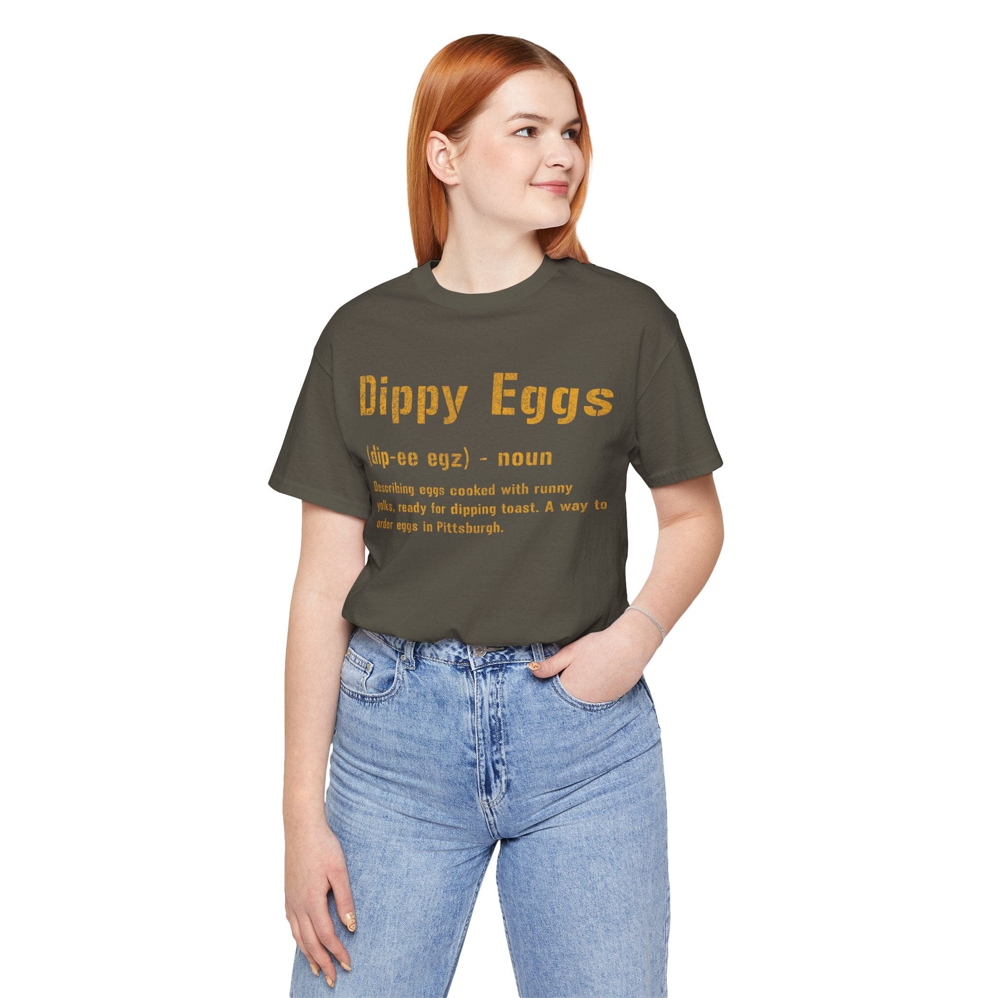 Dippy Eggs Pittsburghese definition tee product image alternate view 4 | Yinzergear