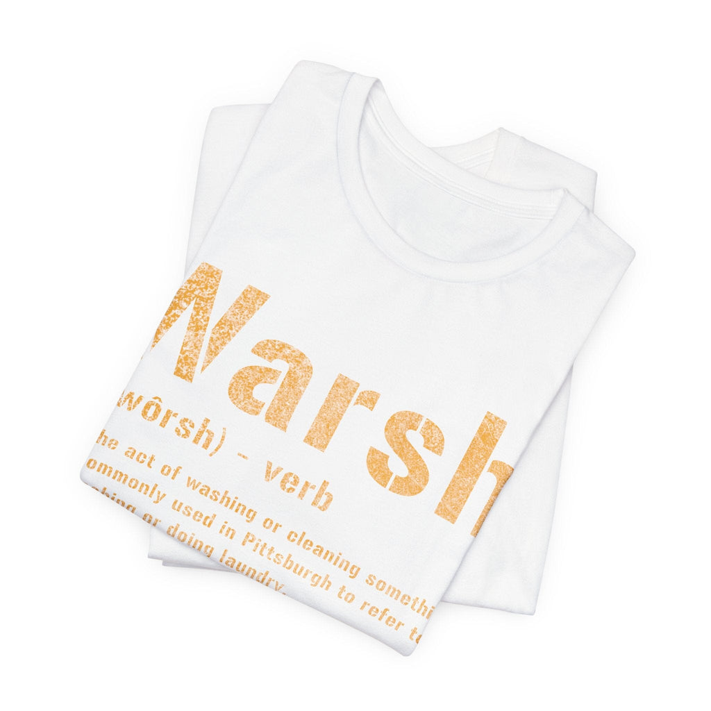 Warsh Pittsburghese definition tee product image alternate view 9 | Yinzergear
