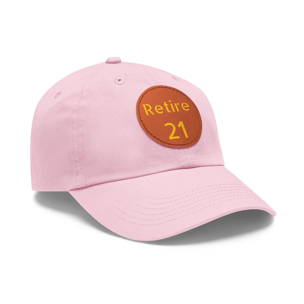 Retire 21 Leather Patch Hat Pittsburgh hat product image alternate view 32 | Yinzergear