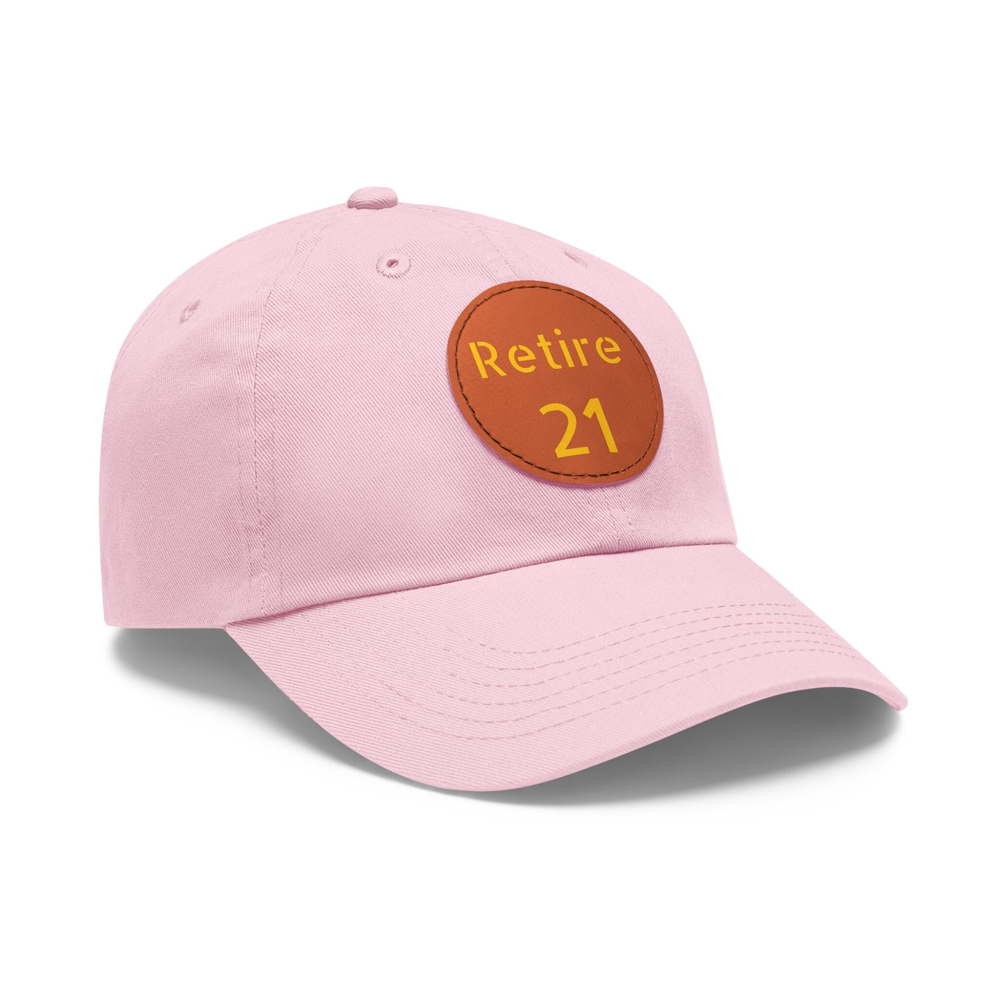 Retire 21 Leather Patch Hat Pittsburgh hat product image alternate view 32 | Yinzergear
