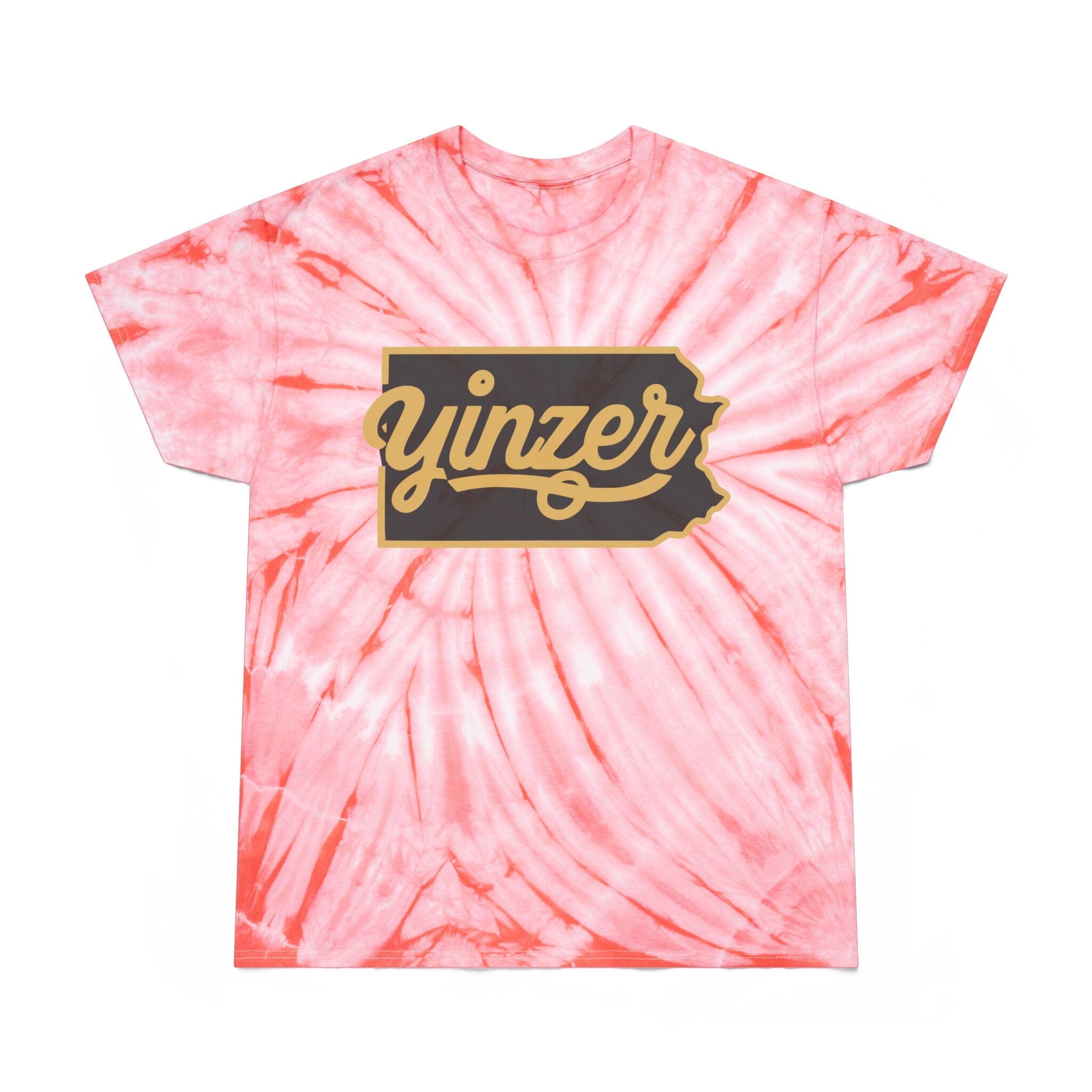 Yinzer State of Mind Tie-Dye T-Shirt Pittsburgh tee product image alternate view 4 | Yinzergear