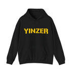 Yinzer Hoodie Pittsburgh hoodie on black hoodie | Yinzergear