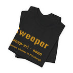 Sweeper Pittsburghese definition tee product image mockup view | Yinzergear