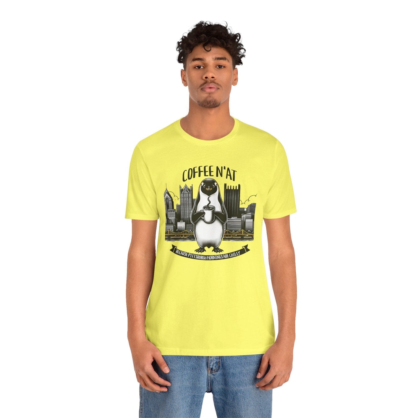 Coffee N'At T-Shirt - Pittsburgh Coffee Lover Gift T-Shirt Printify 
