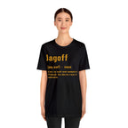 Jagoff Pittsburghese definition shirt product image mockup view | Yinzergear