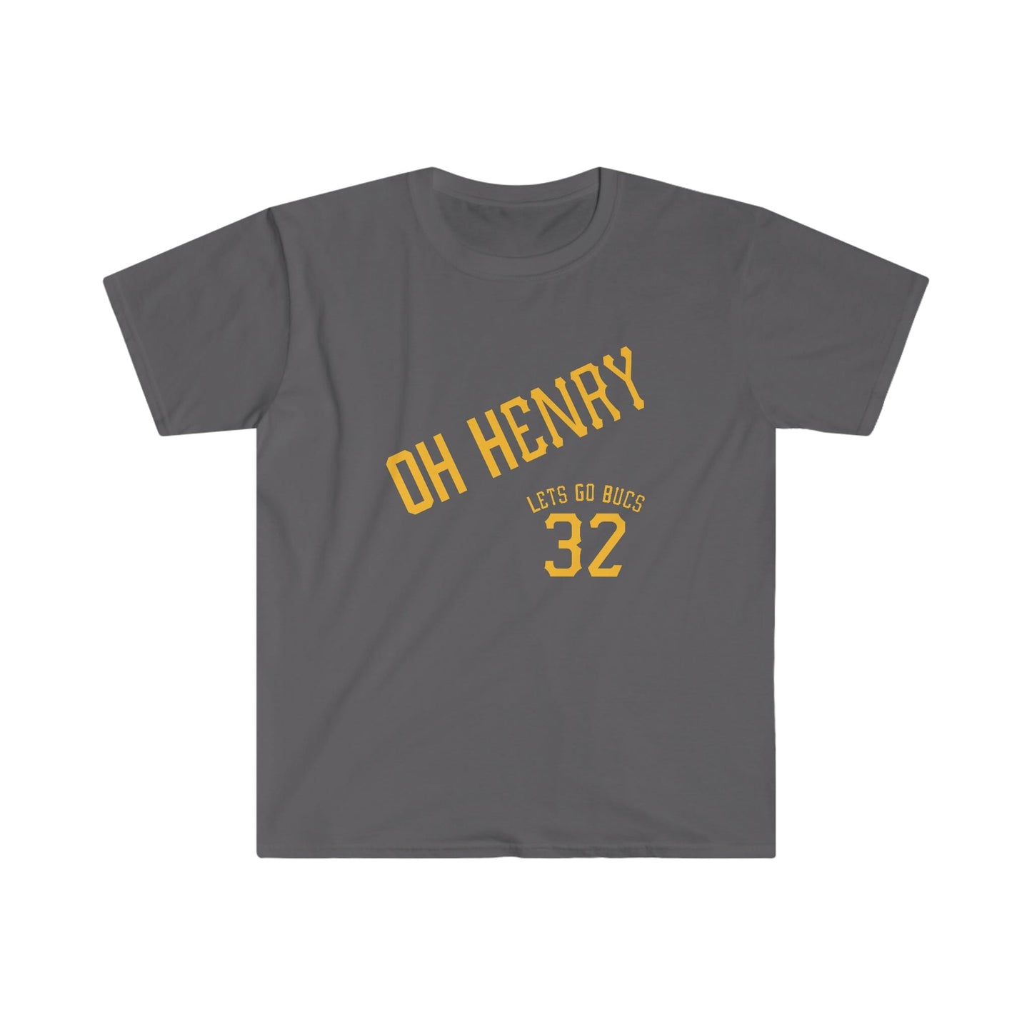 Oh Henry T-Shirt Pittsburgh Baseball T-Shirt Printify Charcoal S 