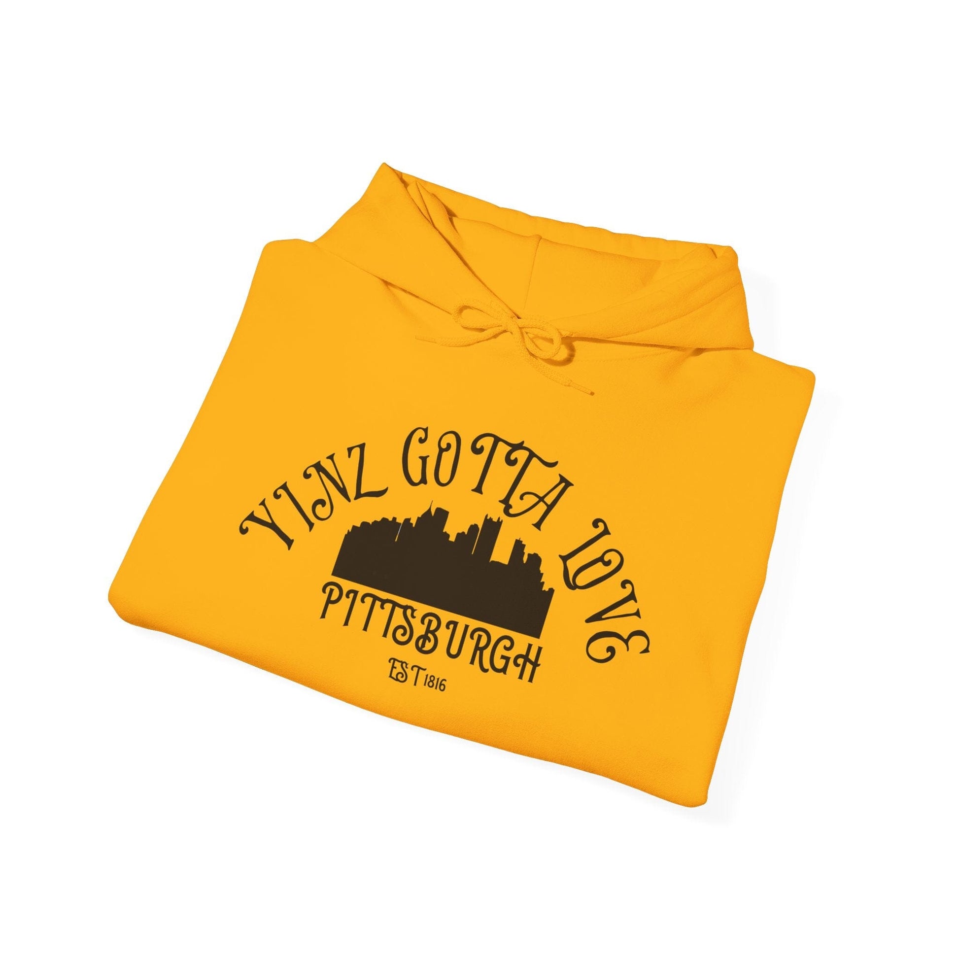 Yinz Gotta Love Pittsburgh Hoodie - Pittsburgh Sweatshirt Hoodie Printify 