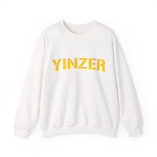 Yinzer Sweatshirt - Pittsburgh Pride Crewneck Sweatshirt Yinzergear S White 