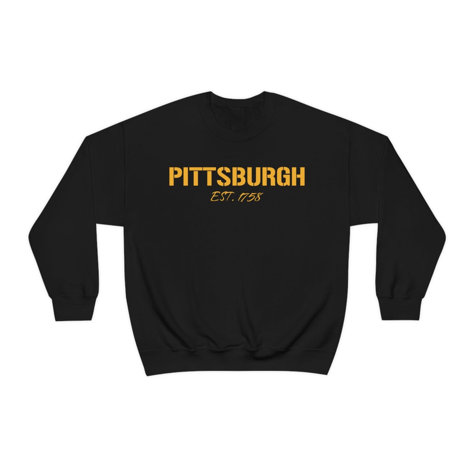 Pittsburgh EST 1758 Sweatshirt Sweatshirt Printify 