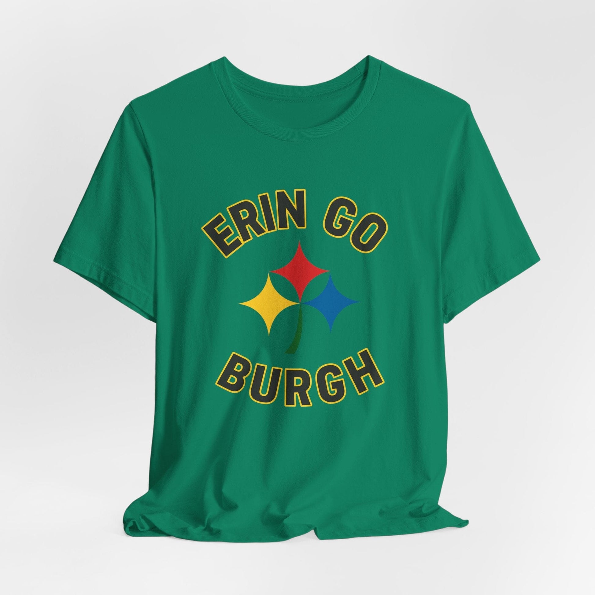 Erin Go Burgh Irish Shirt - Pittsburgh St. Patrick's Day Tee T-Shirt Yinzergear 