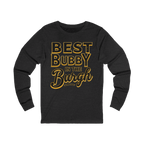 Best Bubby in the Burgh Long Sleeve Shirt on grey long sleeve shirt mockup view | Yinzergear