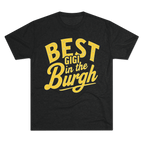 Best Gigi in the Burgh Tri-Blend T-shirt on black tee | Yinzergear