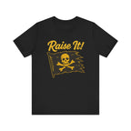 Raise It Pittsburgh Pirates baseball shirt on black tee | Yinzergear