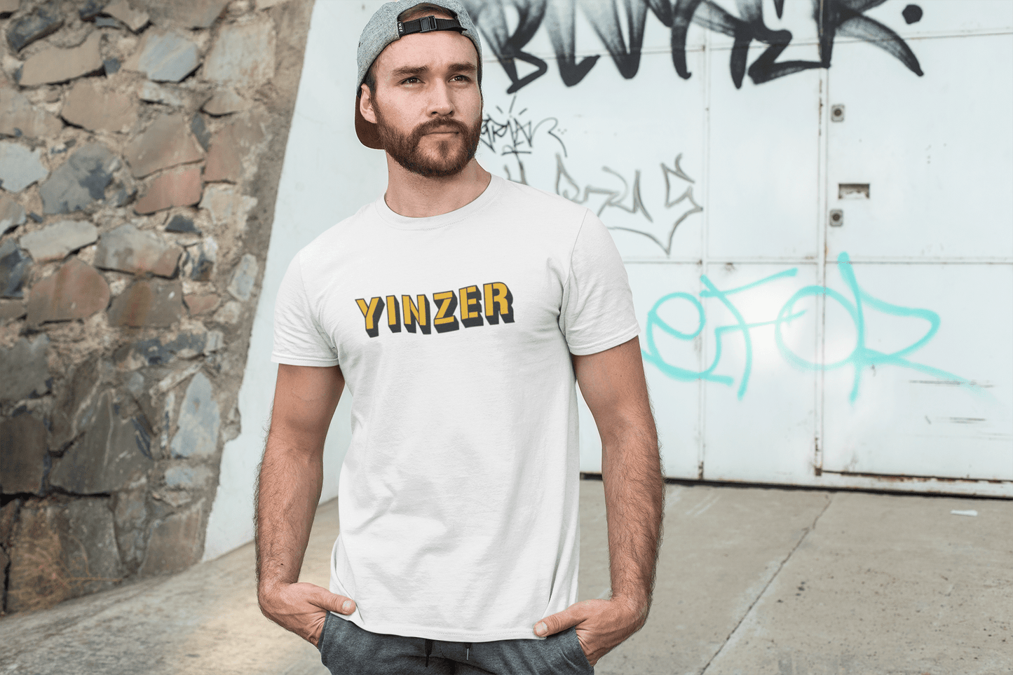 Yinzer T-Shirt Yinzergear White S 