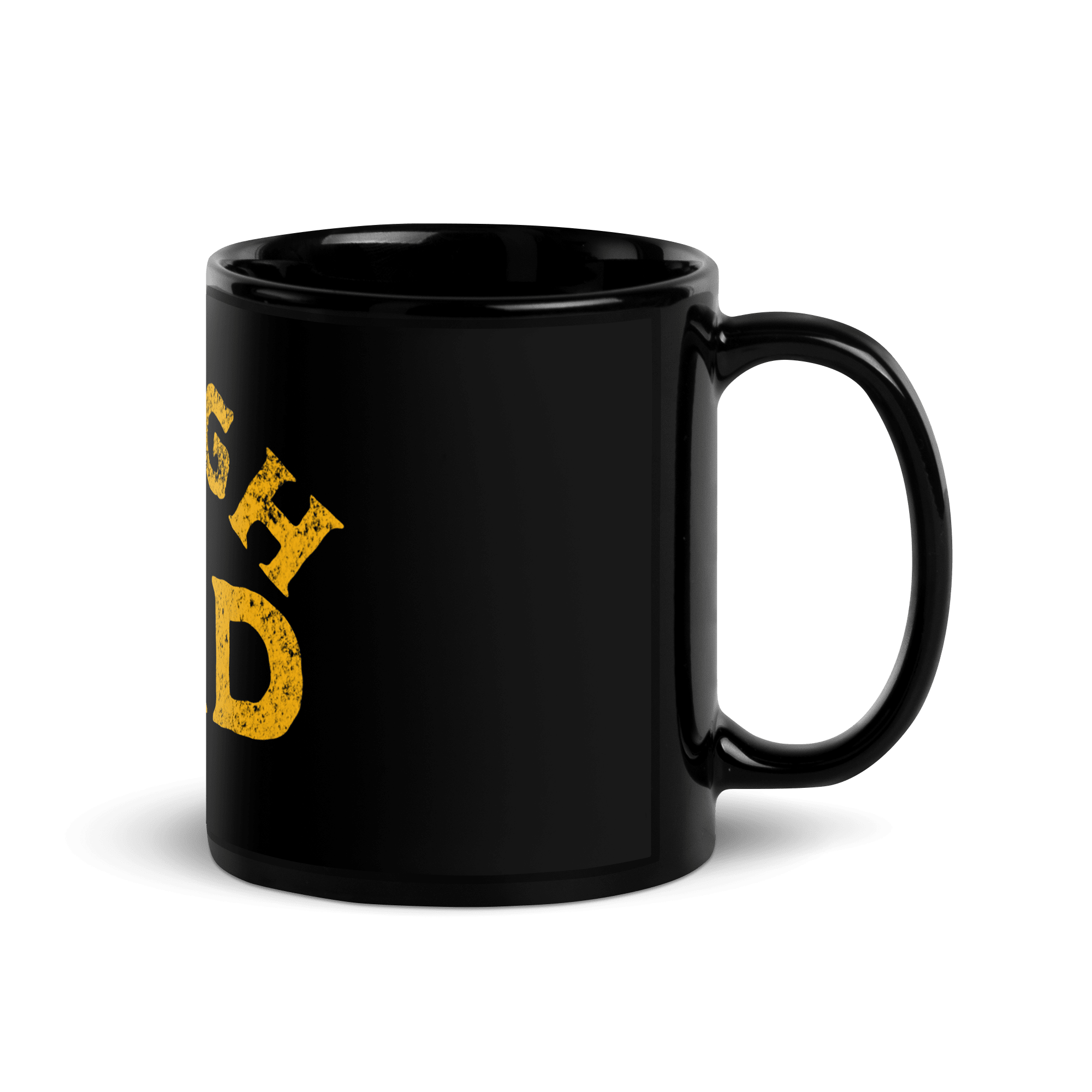 Burgh Dad coffee mug in black alternate view 4 | Yinzergear