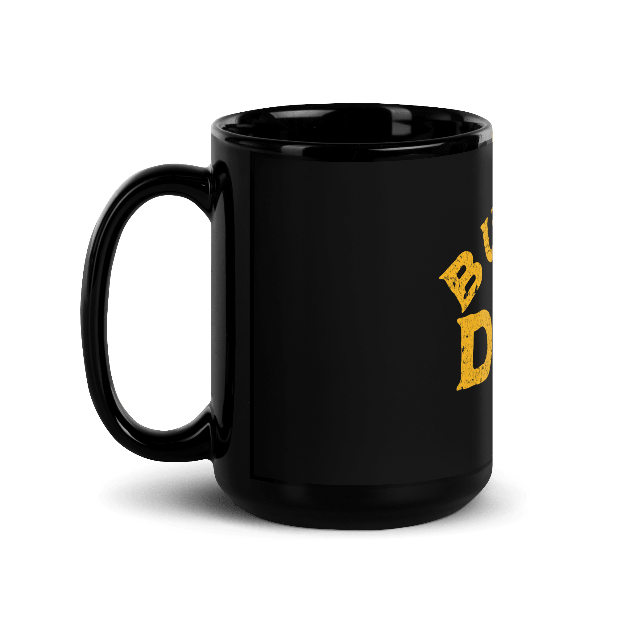 Burgh Dad coffee mug in black alternate view 5 | Yinzergear