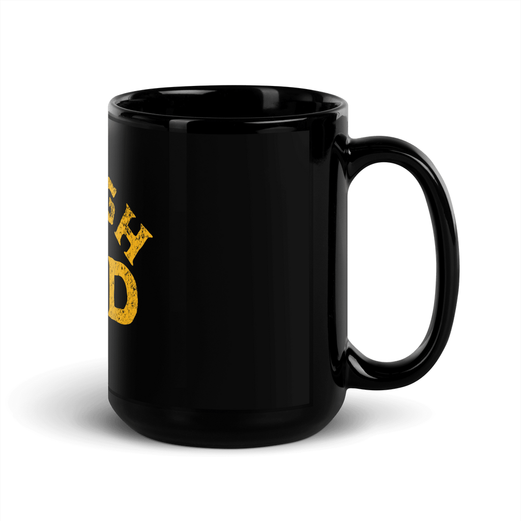Burgh Dad coffee mug in black alternate view 6 | Yinzergear
