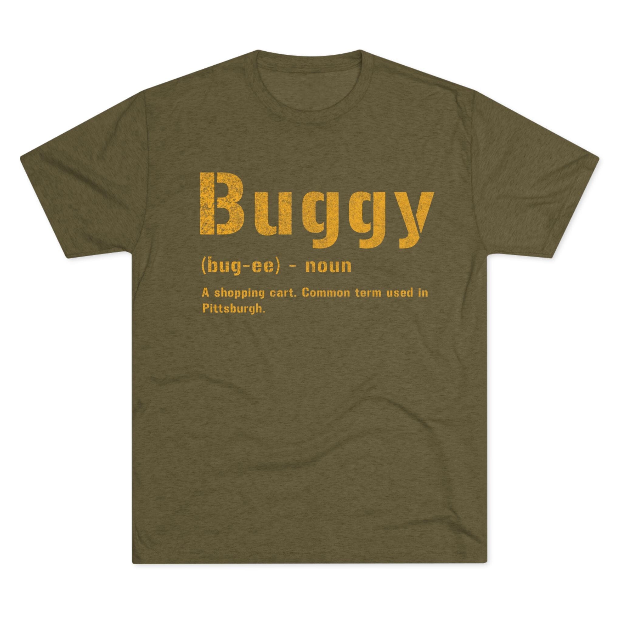Buggy Pittsburghese Tri-Blend T-Shirt product image 2