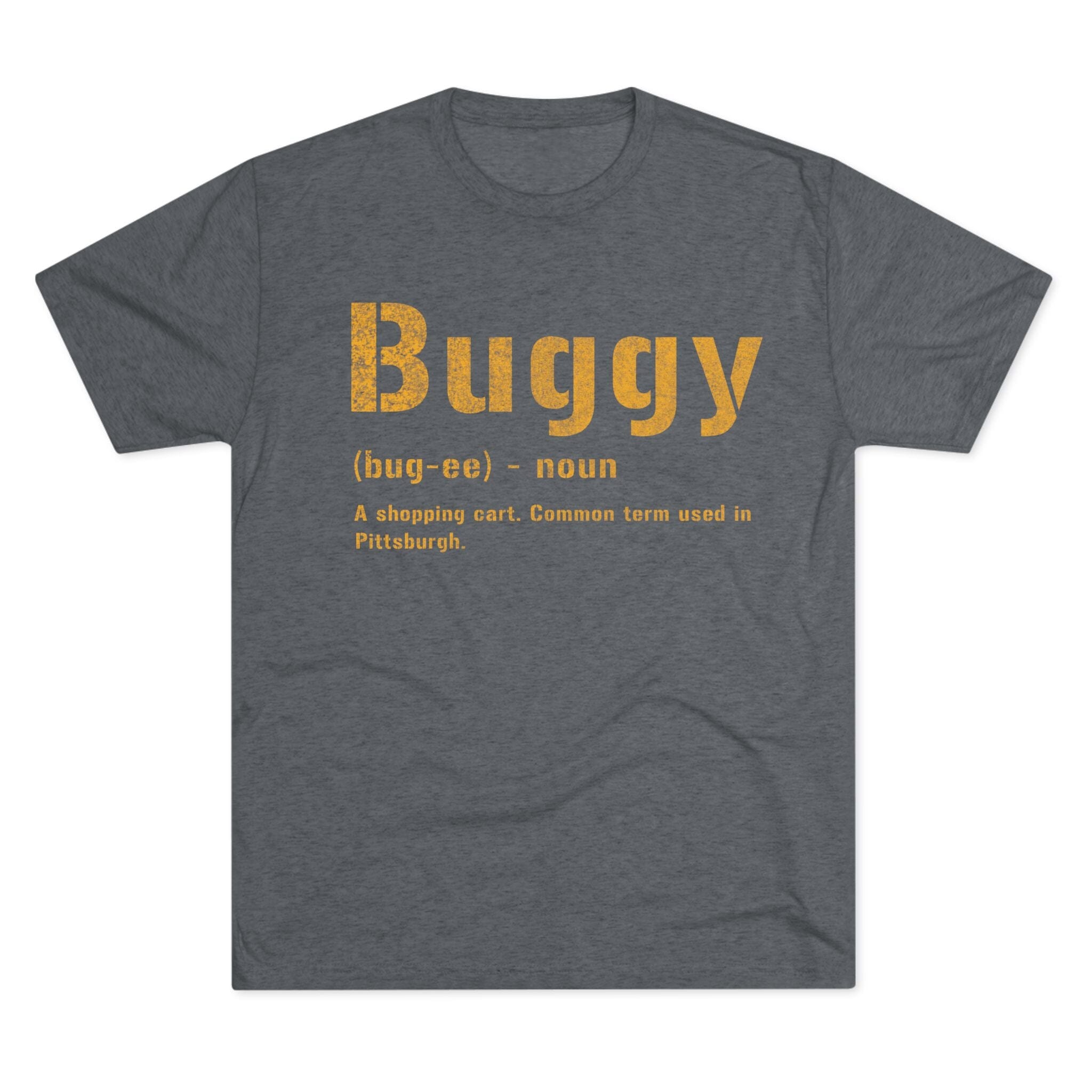 Buggy Pittsburghese Tri-Blend T-Shirt product image 3