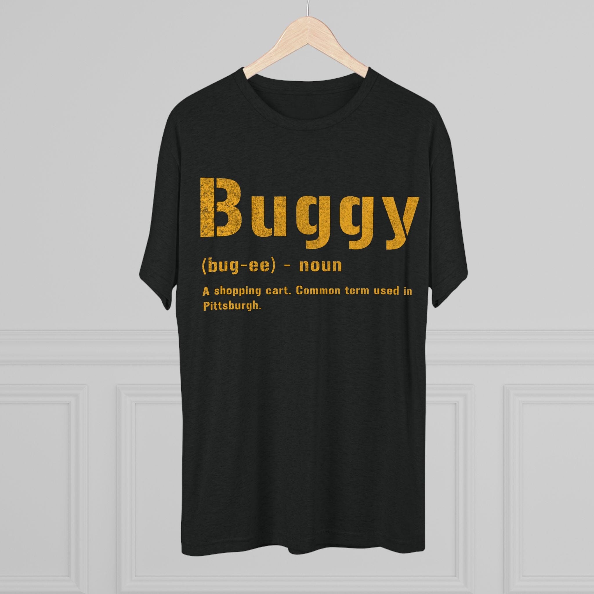 Buggy Pittsburghese Tri-Blend T-Shirt product image 6