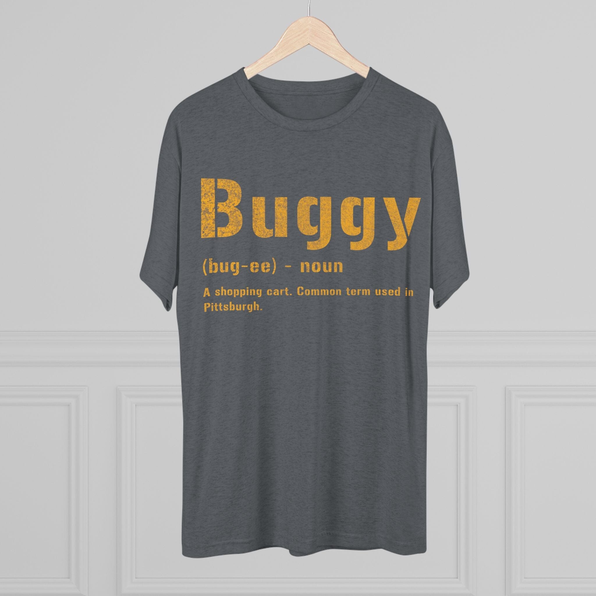 Buggy Pittsburghese Tri-Blend T-Shirt product image 12