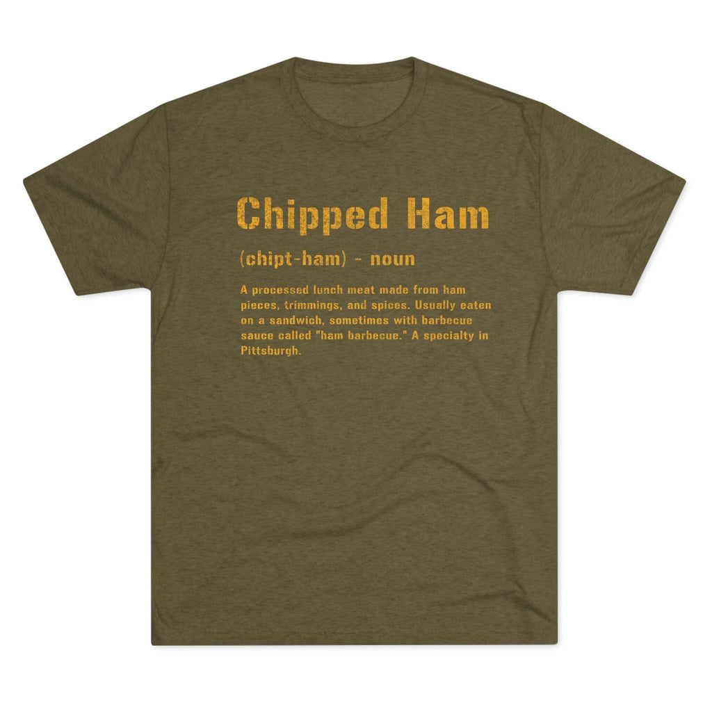 Chipped Ham Pittsburghese Tri-Blend T-Shirt product image 2