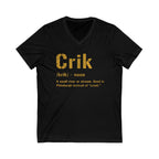 Crik Pittsburghese Definition V-Neck T-Shirt
