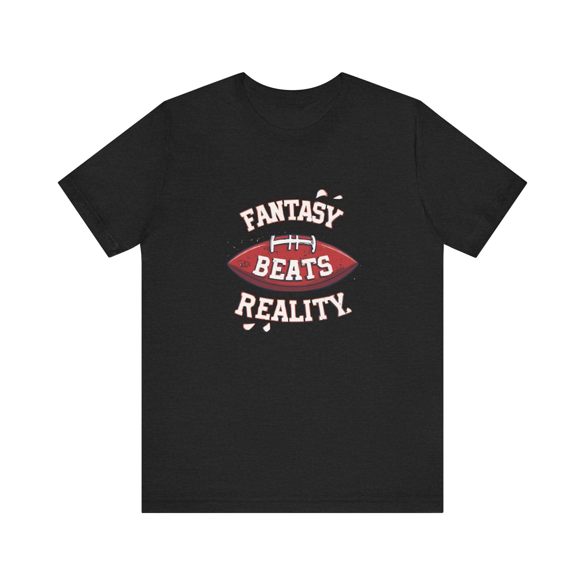 Fantasy Beats Reality Football T-Shirt product image 3