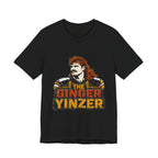 Ginger Yinzer Steelers black Pittsburgh football shirt