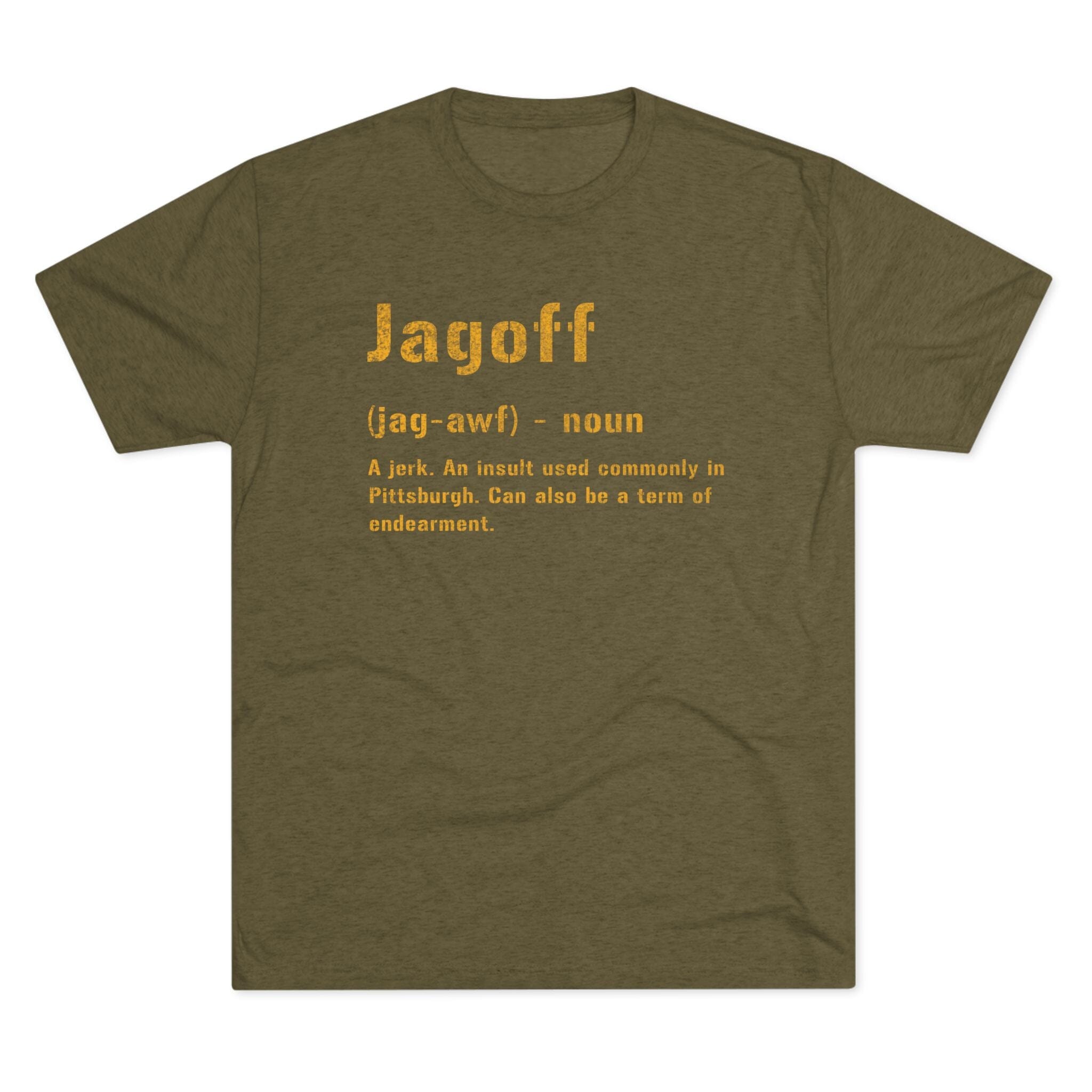 Jagoff Pittsburghese Tri-Blend T-Shirt product image 2