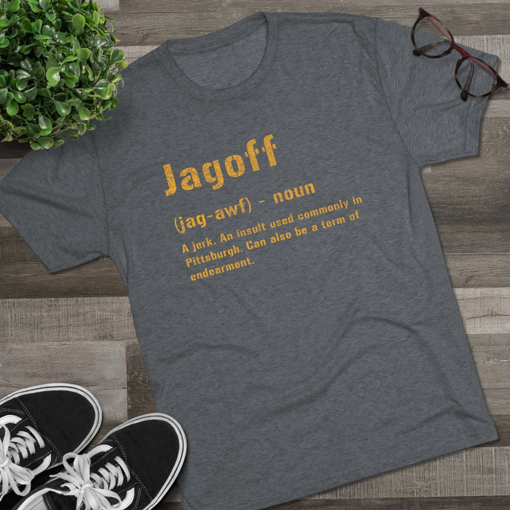 Jagoff Pittsburghese Tri-Blend T-Shirt product image 11
