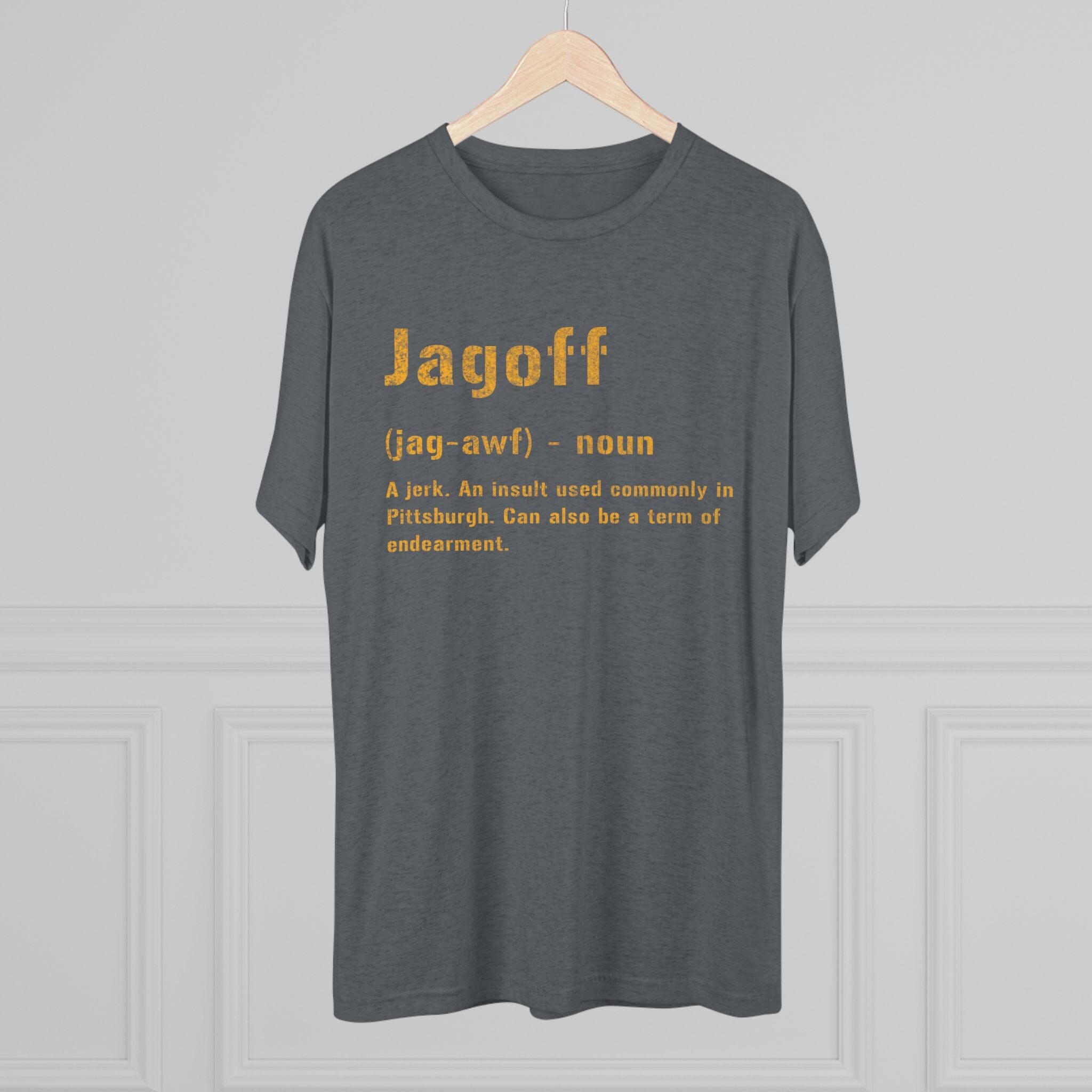 Jagoff Pittsburghese Tri-Blend T-Shirt product image 12