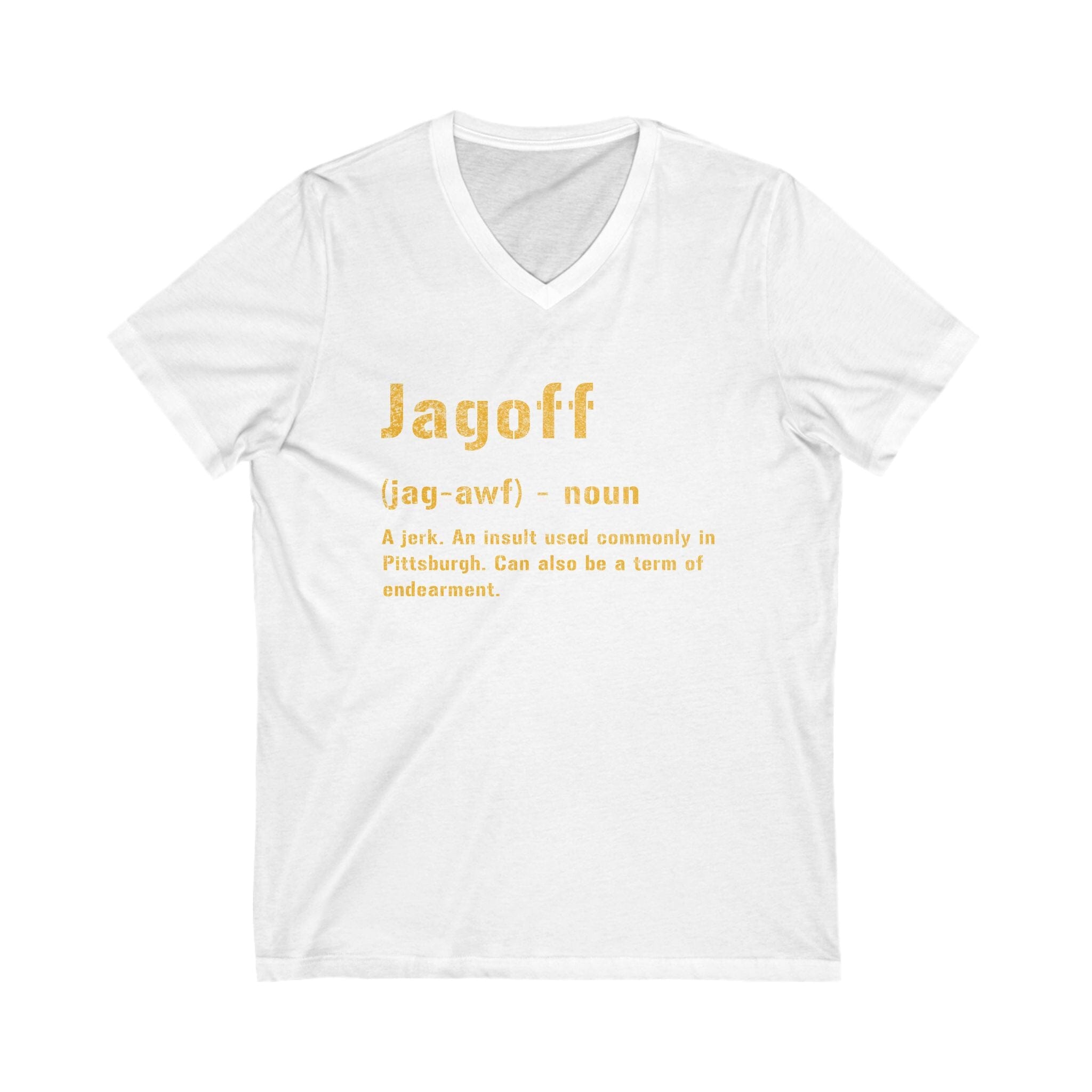 Jagoff Pittsburghese V-Neck T-Shirt product image 2
