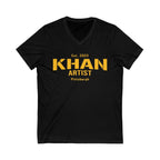 Khan Artist Steelers V-Neck T-Shirt product image 2