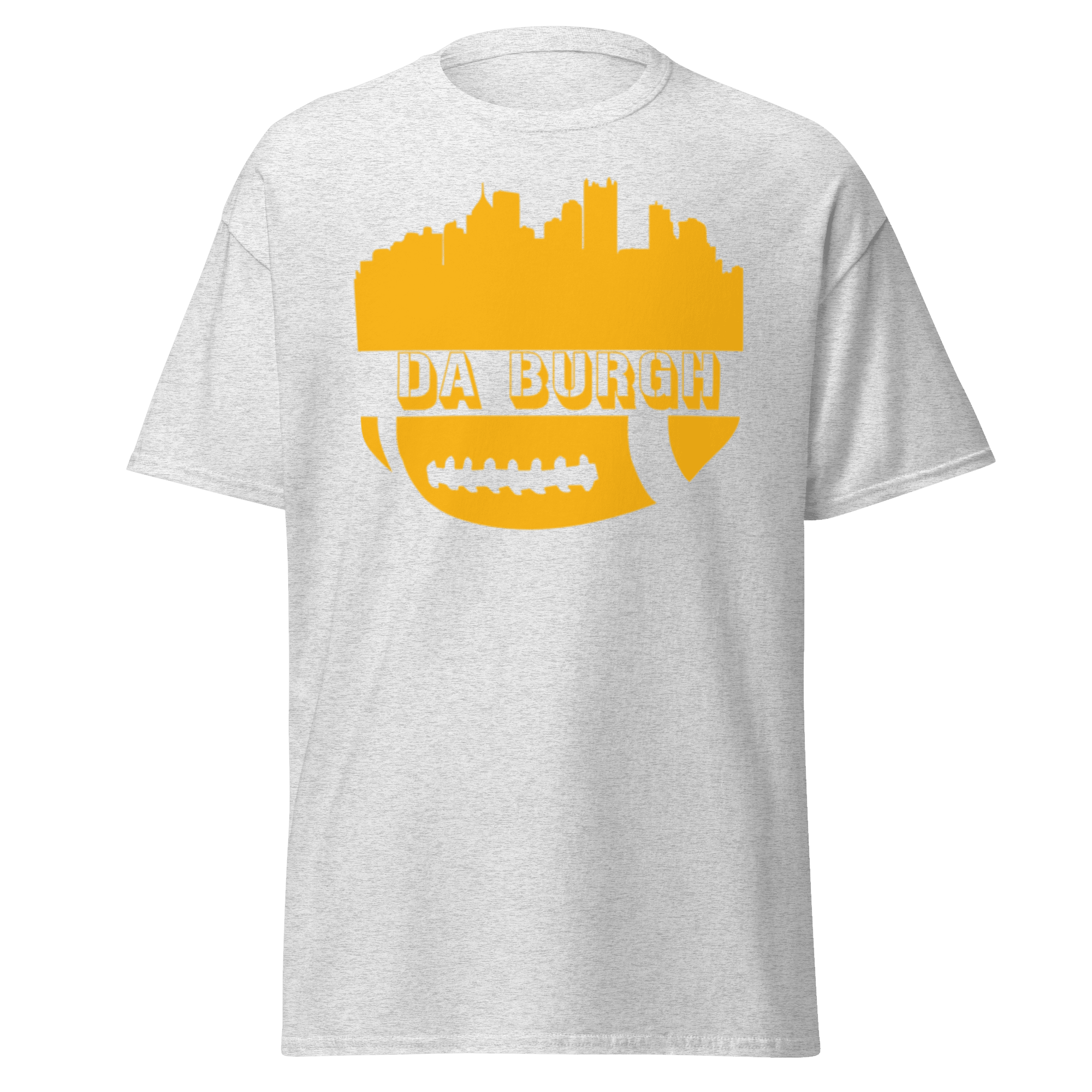 Da Burgh Pittsburgh shirt on ash tee | Yinzergear