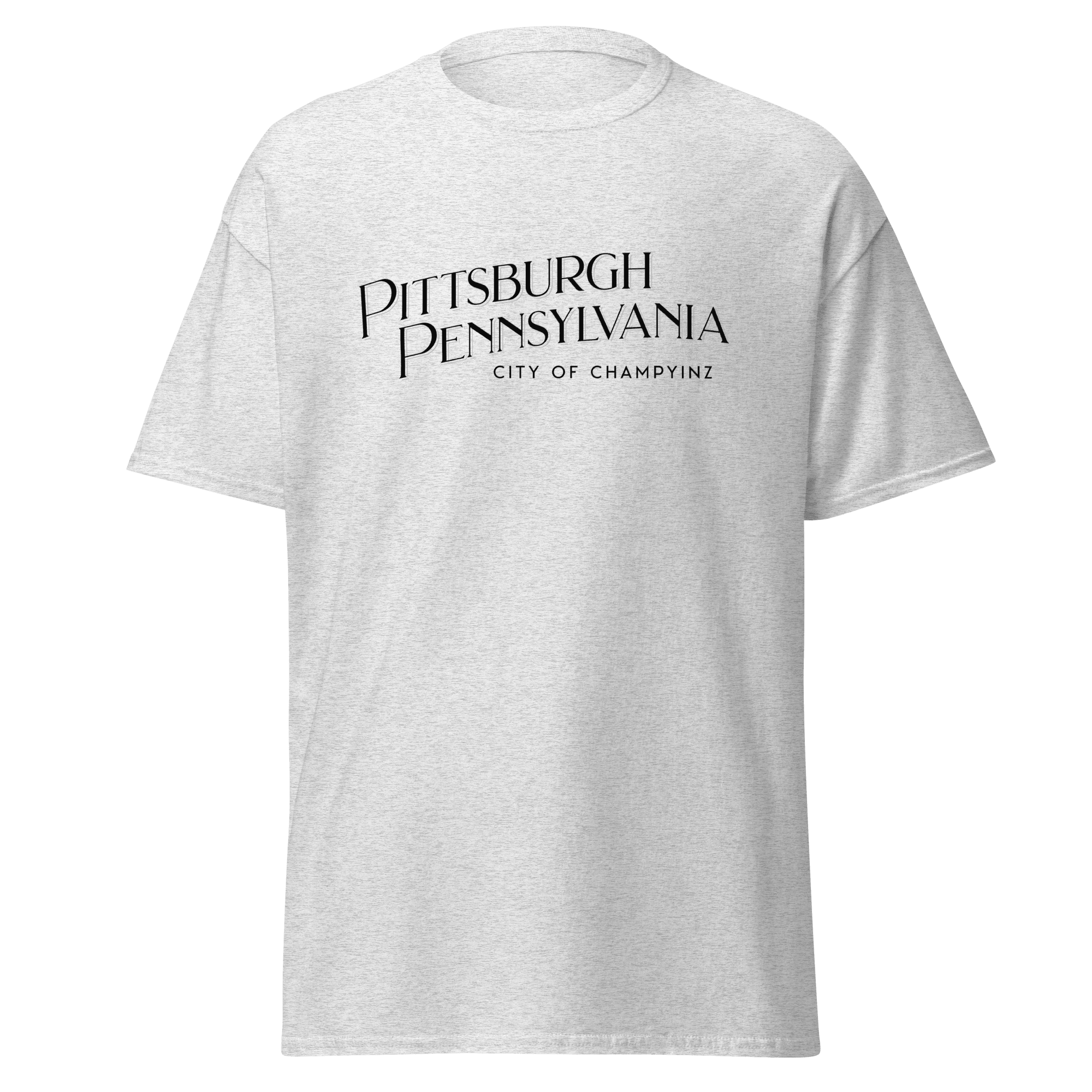 Pittsburgh City of ChampYINZ T-shirt on ash tee | Yinzergear