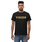 Yinzer T-Shirt Pittsburgh tee on black tee alternate view 3 | Yinzergear