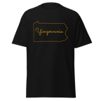 Yinzervania T-Shirt Pittsburgh tee on black tee | Yinzergear