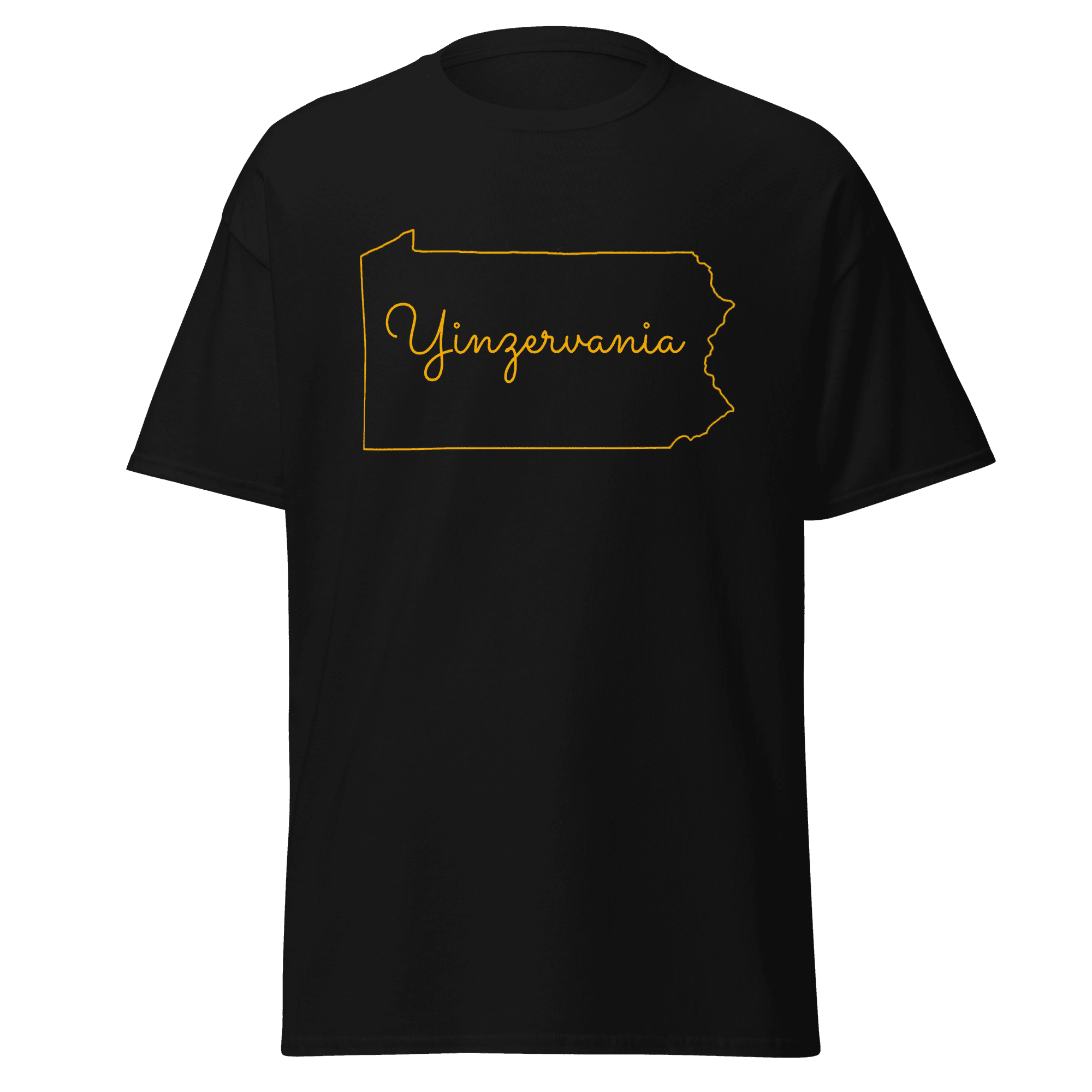 Yinzervania T-Shirt Pittsburgh tee on black tee | Yinzergear