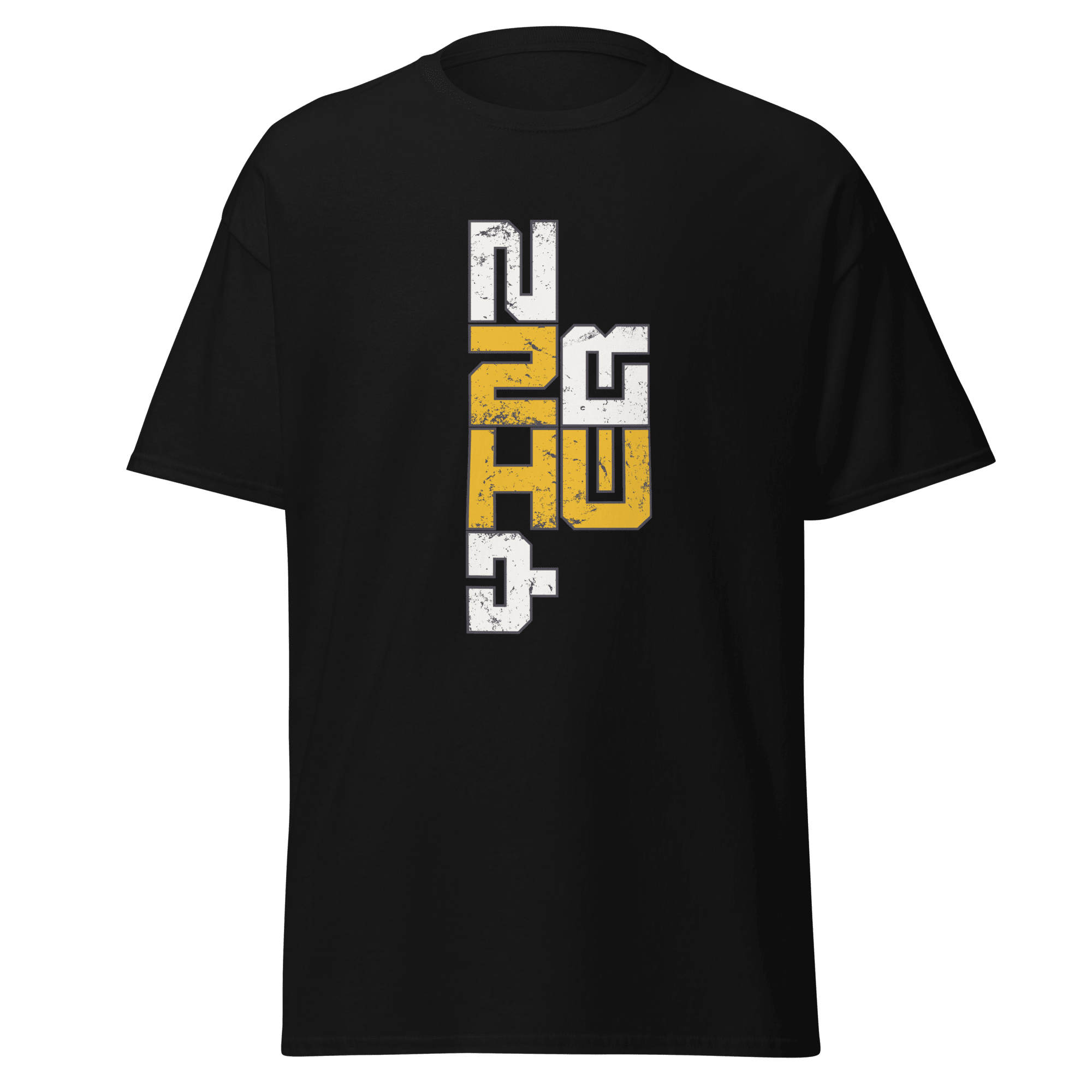 Yinzer Pittsburgh Proud 412 T-shirt on black tee | Yinzergear