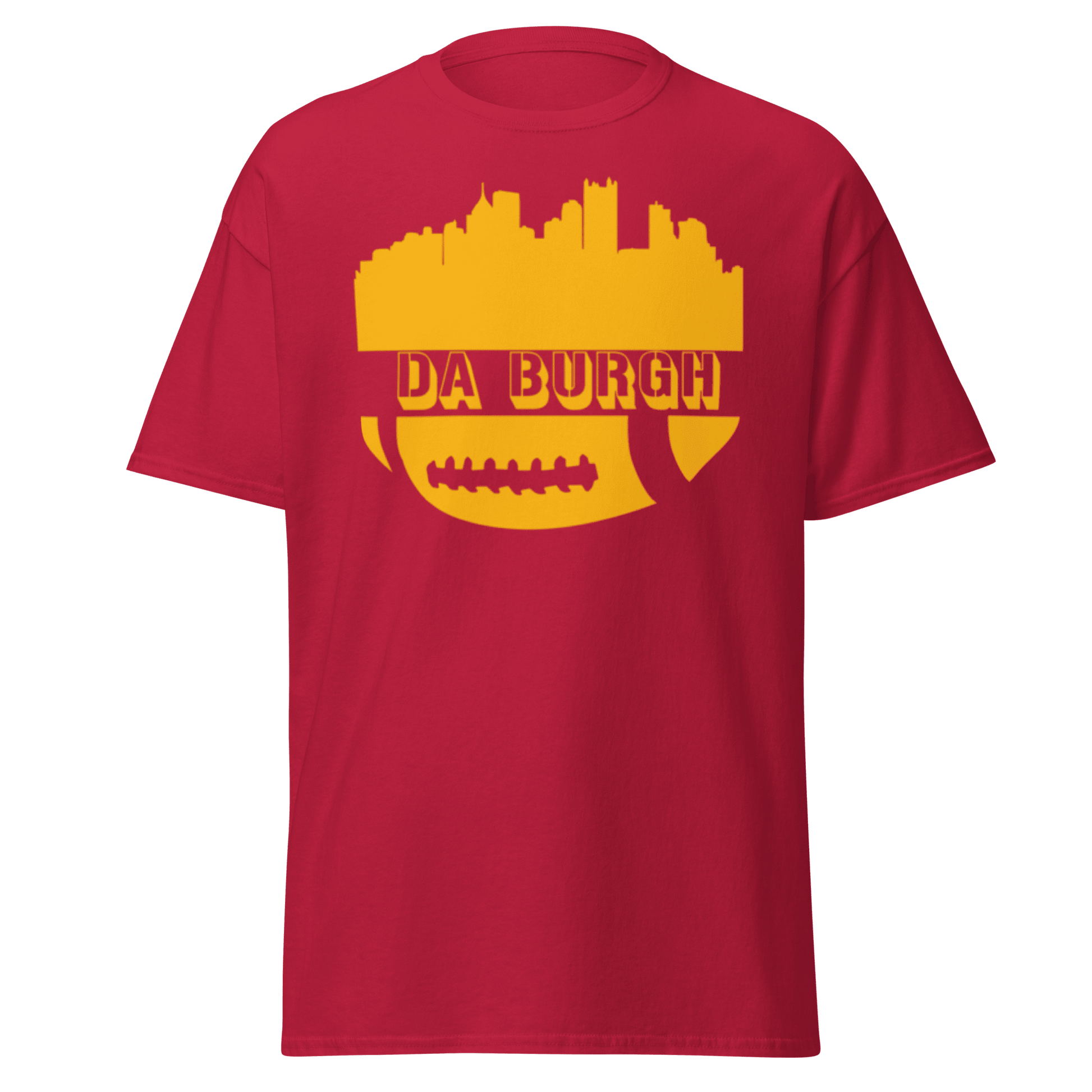 Da Burgh T-Shirt Yinzergear Cardinal S 
