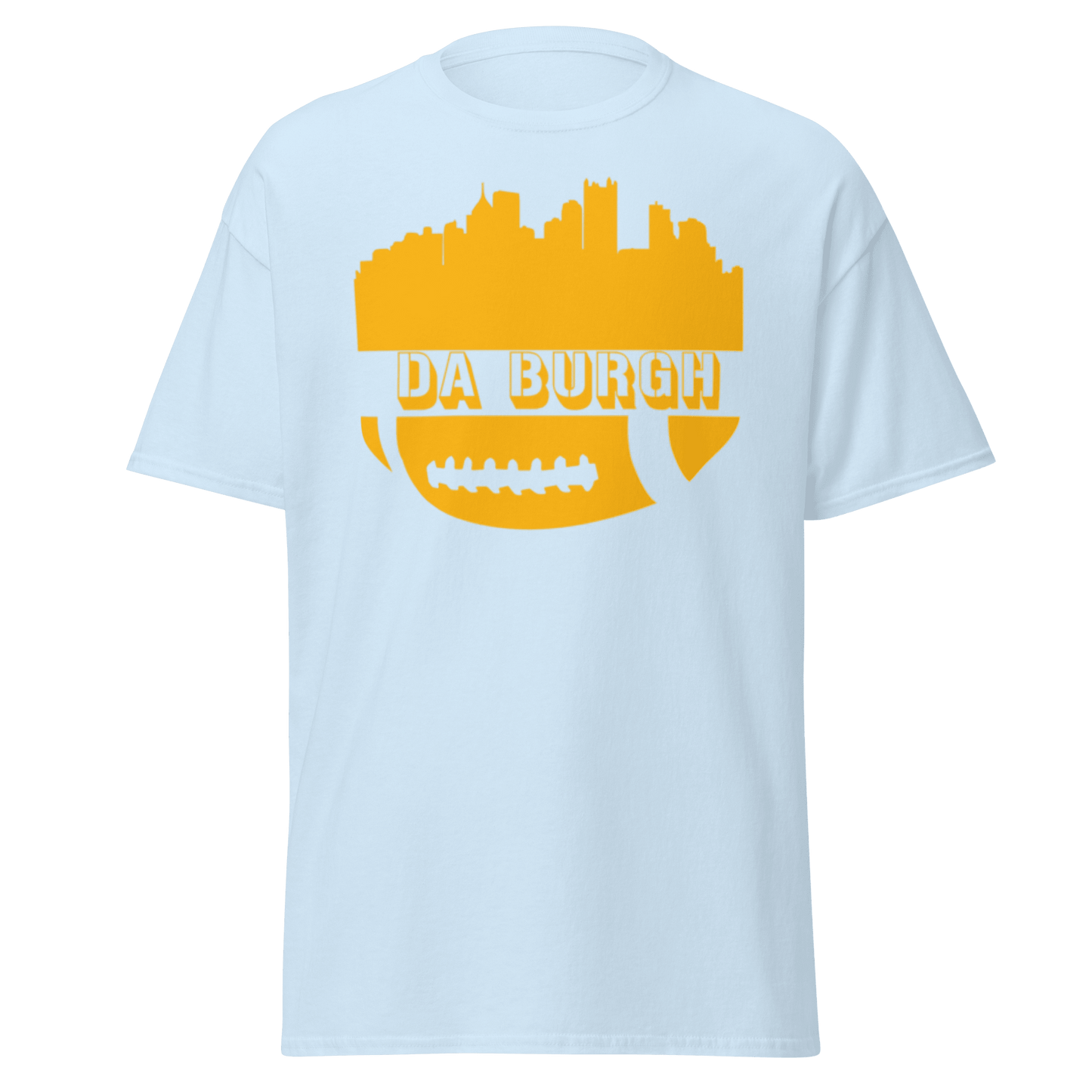 Da Burgh T-Shirt Yinzergear Light Blue S 